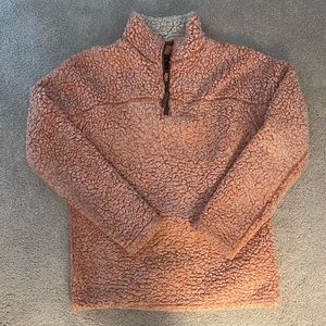 True Grit Sherpa 1/4 zip pullover XS